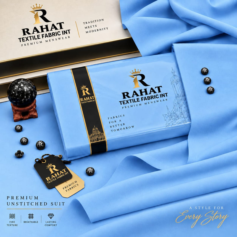 REHMANIA BOSKI SKY COLOR - Rahat Textile Fabric International