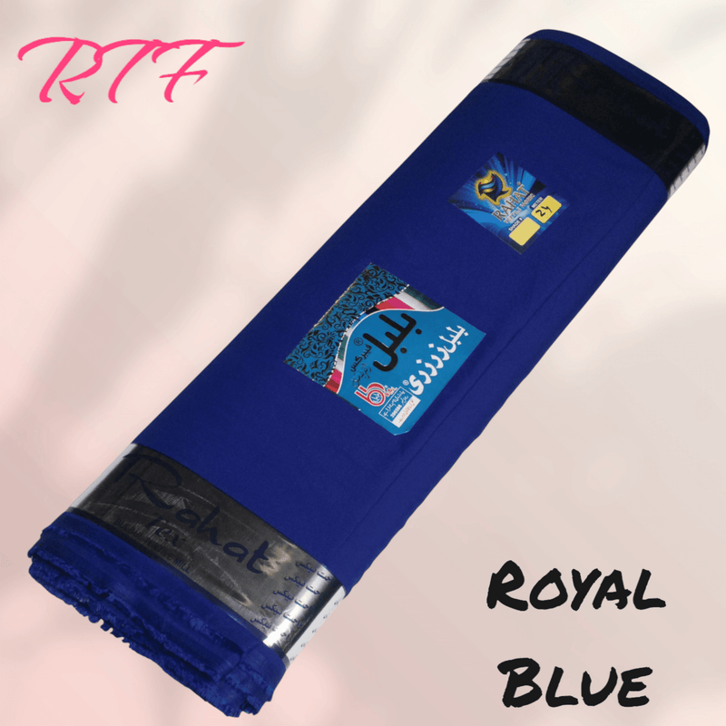 ZARZARI ROYAL BLUE - Rahat Textile Fabric International