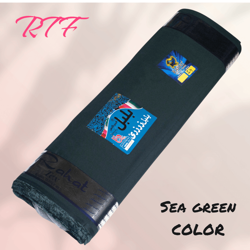 ZARZARI SEA GREEN - Rahat Textile Fabric International