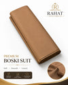 Rahat Imperial Boski - Aqua Blue - Caramel Brown