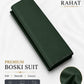 Rahat Imperial Boski - Aqua Blue - Bottle Green