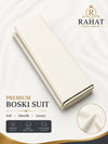 Rahat Imperial Boski - Aqua Blue - Ivory Cream