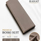 Rahat Imperial Boski - Aqua Blue - Taupe Brown