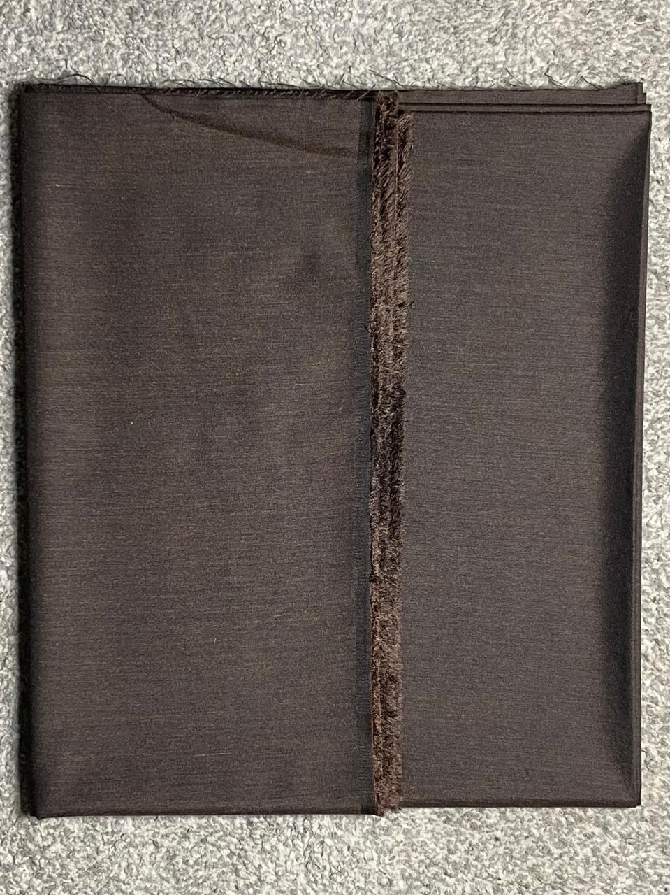PASHMINA WOOL CHOCOLATE COLOR - Rahat Textile Fabric International