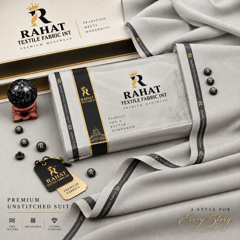 REHMANIA BOSKI TAN COLOR - Rahat Textile Fabric International