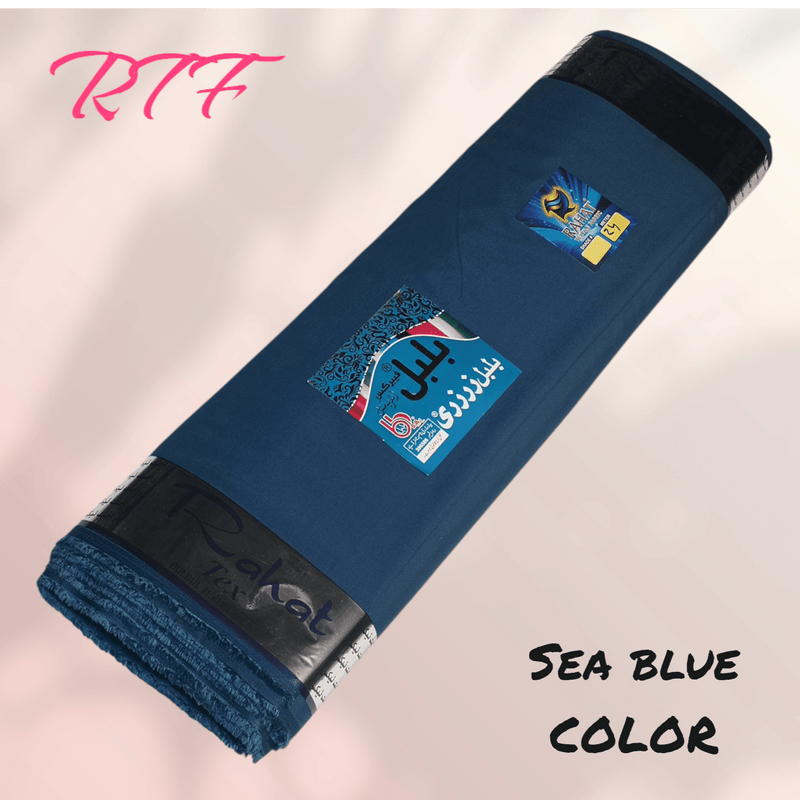 ZARZARI SEA BLUE - Rahat Textile Fabric International